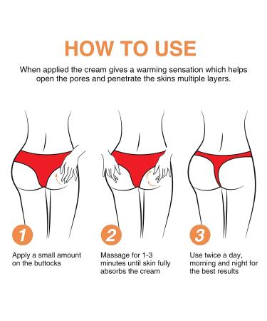 Butt Enhancement Cream - Hip Lift & Firming Massage for Women - Bigger Buttocks Boost - Buy Online on GoSupps.com