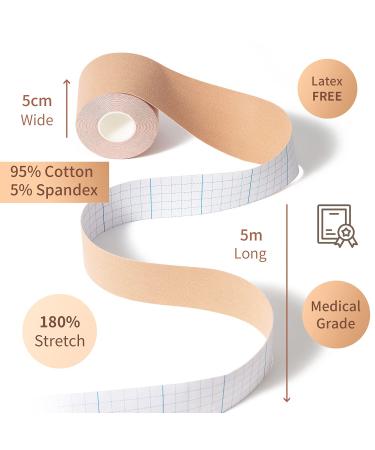 TBWISHER Boob Tape for Breast Lift - Waterproof & Sweat-Proof Body Tape for Push-Up & Shape - Achieve Chest Brace Lift & Contour of Breasts with BoobyTape BW-360 - Buy Online on GoSupps.com