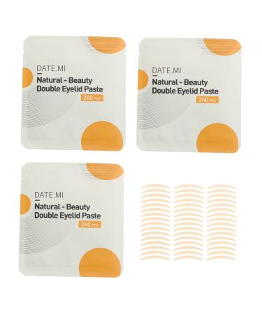 Ipetboom Mesh Tape 3 Sets Double Eyelid Sticker Goon Tape Eyelid Strips Snap Tape Invisible Eye Stickers Tool Mesh 8.2X7.5X0.1CM