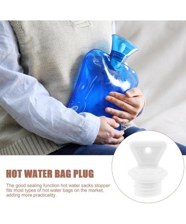 JECOMPRIS Heat Bottle Lock - 2 Pack Plastic Hot Water Sack Replacement Plugs | Universal Anti-Leak Solutions for Water Jugs | White - Buy Online on GoSupps.com