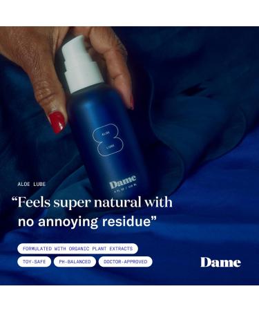 Dame Products Aloe Lube for Women - Doctor-Approved pH-Balanced Aloe Vera Personal Lubricant - 4 Fl Oz - Shop Internationally - Buy Online on GoSupps.com