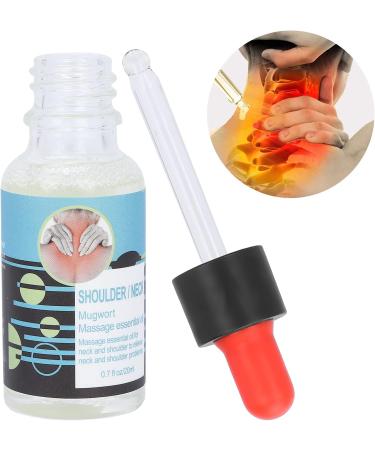 Natural Plant Oil for Neck & Shoulder Pain Relief | 20 ml Massage Oil - International Shipping Available - Buy Online on GoSupps.com