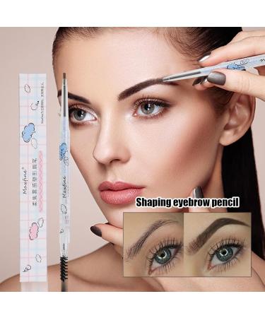 Eyebrow Pencil Eyebrow Makeup | Eyebrow Makeup for Strong Shape and Silky Color Double Head Design Eyebrow Pencil for Parties and Daily Use Pochy 05 Gray Brown - Buy Online on GoSupps.com