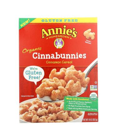 Annie's Gluten Free Organic Cinnabunnies Cinnamon Cereal 10 oz