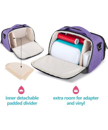 LUXJA Carrying Case for Cricut Joy & Tool Set - Purple (Bag Only) | Patent Design - Buy Online on GoSupps.com