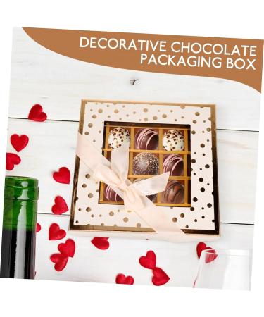 ABOOFAN Box Chocolate for Aging Empty Clear Containers Valentine Truffles Day Candy Valentine' - Buy Online on GoSupps.com