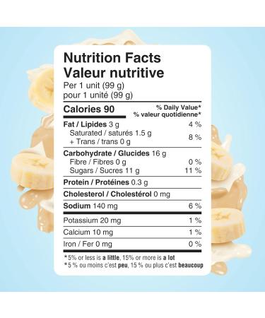 Snack Pack Banana Cream Pie Dessert Pudding 12 x 4-pack 99 gram cups Banana Cream Pie 396 g (Pack of 12) - Buy Online on GoSupps.com