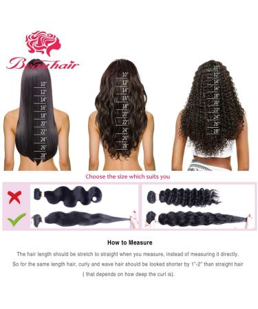 Beauhair Brazilian Body Wave Virgin Hair Bundles with Lace Closure | 14/16/18+14 Inch | Unprocessed Human Hair | Natural Black 4X4 Lace Closure | Free Part | Body Wave Bundles - Buy Online on GoSupps.com
