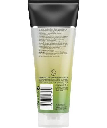 Guhl Ikebana John Frieda Deep Cleanse & Repair Conditioner Contents 250 ml Visible repair and suppleness For damaged damaged hair 250 ml 1er Pack - Buy Online on GoSupps.com