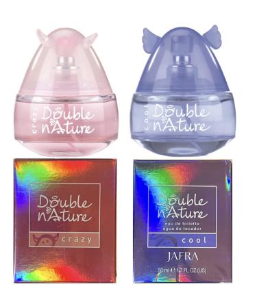Jafra Double Nature Cool and Double Nature Crazy EDT 1.7 Fl.oz