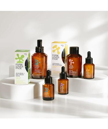 Farm Loves Face AHA/BHA + Organic Kale Green Facial Exfoliating Serum Smoothing Pore Firming Cleansing Translucent Vegan Oil-Free Fragrance-Free Alcohol-Free 1 Count (28 ml) - Buy Online on GoSupps.com