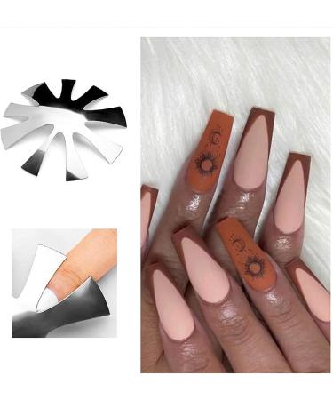 Nail Manicure Edge Trimmer Nail Cutter Plate French Manicure Nail Art Making Acrylic Clipper Plate Module Stainless Steel DIY Plate Module Nail Cutter Tool (Gold 2Pcs) Gold 2Pcs - Buy Online on GoSupps.com