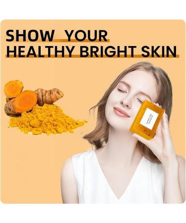  BRVLY Lemon Soap with Turmeric Purifying Soap for Hyperpigmentation Dark Stain Remover for Face Brightening & Brightening for Body (1) - Buy Online on GoSupps.com