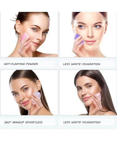 Makeup Sponge Set for Flawless Face - Includes Blender, Holder for Easy Storage - Ideal for Foundation & Powder - Buy Online on GoSupps.com