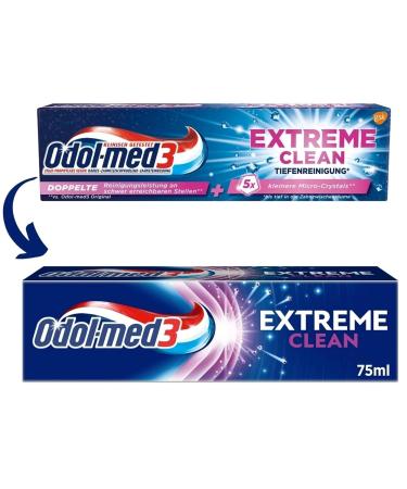 Odol-med3 Extreme Clean Toothpaste 75ml (Pack of 5) - Double Cleaning Performance for Ultimate Oral Care | Shop Internationally - Buy Online on GoSupps.com