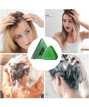  Generisch Natural Triangular Bar Shampoo 120g | Nutritional Strengthening Solid Soap | Richer for Men Teens Adults Seniors | With Travel Home - Buy Online on GoSupps.com