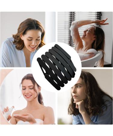Zuasdvnk Foldable Headband Folding Headband Small Hair Band | No Slip Face Wash Headband Adjustable Women Spa Headband for Women Girls Little Kids Black - Buy Online on GoSupps.com