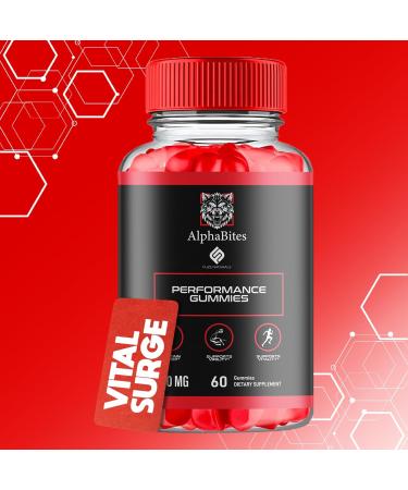 Alpha Bites Gummies Advanced Strength Daily High Drive and Overall Healthy Lifestyle Support Supplement Gummy 60 Gummies - Pack Of 3 - Buy Online on GoSupps.com