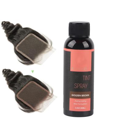 Buy Lace Tint Spray for Wigs - Melting Spray for Lace Frontals & Closures (Gold Brown) - 98ml Portable Tint & Glue Remover - Buy Online on GoSupps.com