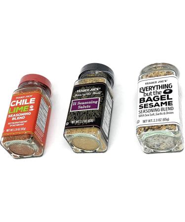 Trader Joe's Assaisonnement - Assaisonnement 21 Salute Chili Lime et tout sauf l'assaisonnement bagel - Buy Online on GoSupps.com