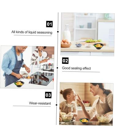 Alipis 4pcs Sauce Dish Sauce Seasoning Plate Dish Plate Barbecue Sauce White Ceramics Three-Dimensional 9X9X4CM White - Buy Online on GoSupps.com