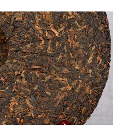 HQZM Yunnan 357g Longyin Qizi Cake PuErh Mature Tea Cake Ancient Tree Raw Material Rich Aged Fragrance - Buy Online on GoSupps.com