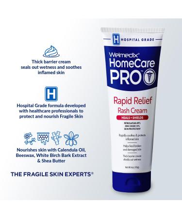 Welmedix Home Care Pro Rapid Relief Diaper Rash Cream - Pack of 3 - 4 Oz. - Buy Online on GoSupps.com