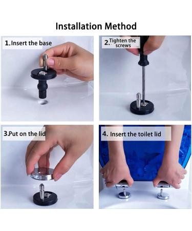 Soft Close Toilet Seat Round Slow Close Oval Toilet Seat with Metal Hinge for 17-Inch Toilets Silent Close Seashell Polyresin Printing Round Toilet Seat A Little Surprise - Buy Online on GoSupps.com