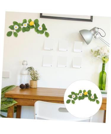 ABOOFAN 2pcs Simulation Lemon Pendant Artificial Flower Garland Fake Lemons Flower Plants Greenery Decor Floral Wreath Artificial Fruit Garland Plant Garland Plastic Summer Ring Yellow 35.00X13.00X5.00CM - Buy Online on GoSupps.com