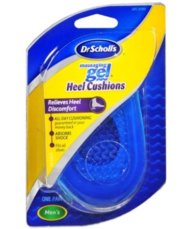 Dr. Scholl's Massaging Gel Heel Cushions Men's 1 Pair (Pack of 2)