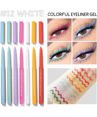 Long-Lasting Waterproof White Eyeliner - Matte Liquid Pencil for All Day Wear - Buy Online on GoSupps.com