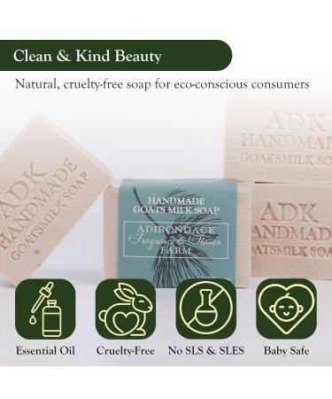 Natural Goat Milk Soap Bar 16 oz - Handmade Organic Vegan Antioxidant Soap for Dry Sensitive Skin | Moisturizing for Men Women & Babies | International Shipping Available - Buy Online on GoSupps.com