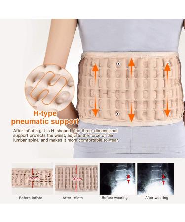 Physical Decompression Back Belt by BETTERDAY -Spinal Air Traction Belt for Lower Back Pain Relief Back Support & Lumbar Traction belt(29-49 inch Waists) - Buy Online on GoSupps.com