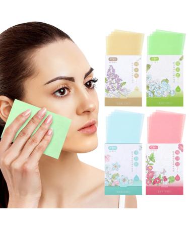 400 Sheets Makeup Blotting Papers Oil Absorbing Tissues Oil Absorbing Paper PROUSKY Oil Blotting Sheets for Face Translucent Soft Face Blotting Paper Stay Skin Fresh and Smooth for Facial Care