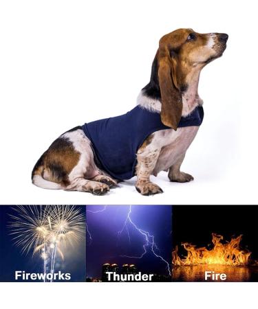 Wingfly Dog Coat - Calming Vest & Anxiety Relief Shirt for Dogs | Stress Relief Jacket (Size S Blue) - Buy Online on GoSupps.com
