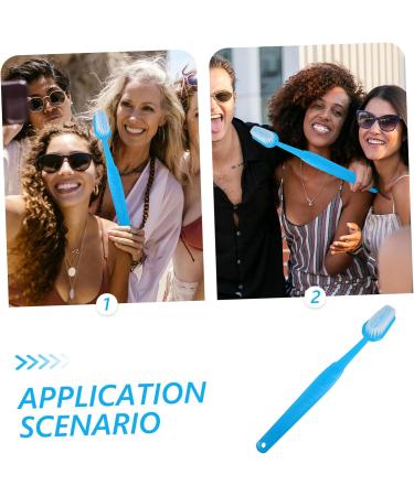 Giant Oversized Toothbrush Prop - Novelty Huge Toothbrush Prank Toy for Birthdays & Halloween Favors - Sky-Blue - Buy Online on GoSupps.com