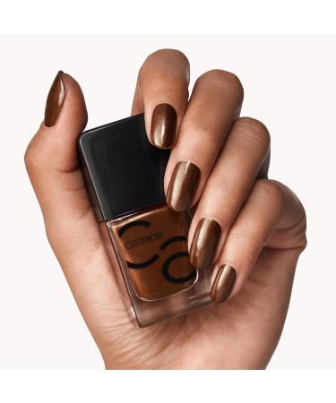 Catrice Iconails Gel Lacquer No. 172 - Long-lasting Vegan Nail Polish Acetone-Free Glossy Brown (10.5ml) - Go Wild Go Bold! - Buy Online on GoSupps.com