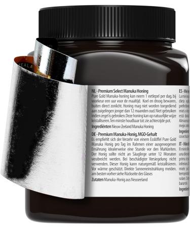 Manuka Honey 300+ MGO Certified Pure Gold Premium 250g (Pack of 1) - Buy Online on GoSupps.com