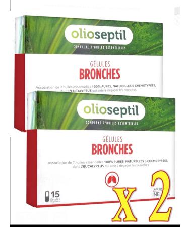 Olioseptil - Bronchi - Pack of 2 x 15 capsules - Bronchi at 100% capacity - Buy Online on GoSupps.com