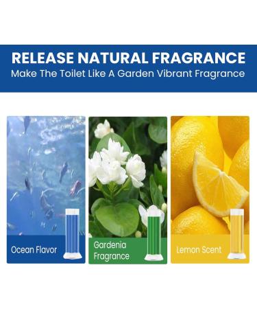 Toilet Gel Toilet Stain Removal Cleaning Air Freshener Flower Fragrance Bathroom Deodorizer Bowl Cleaner Toilet Gel Printing Cleaner (1PC) - Buy Online on GoSupps.com