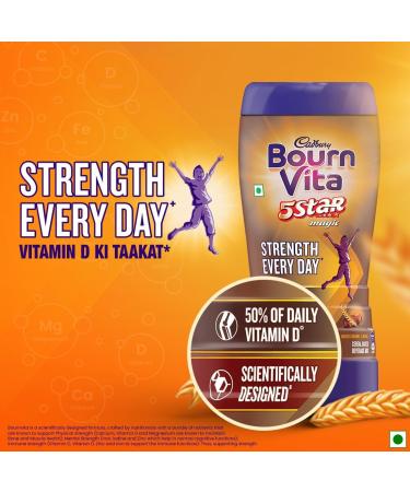 Cadbury Bournvita 5 Star Magic Health Drink 750 gm refill pack - Buy Online on GoSupps.com