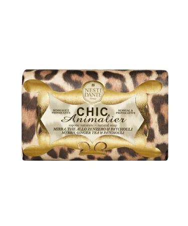 Nesti Dante Chic Animalier Natural Soap - Myrrh Ginger Tea & Patchouli 250g/8.8oz