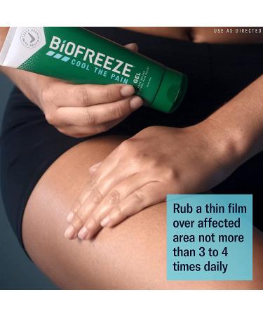 Biofreeze 3 oz. Menthol Pain Relieving Gel for Sore Muscles, Arthritis, Backaches - Fast Relief for Strains, Bruises, Sprains & Joint Pain - Buy Online on GoSupps.com