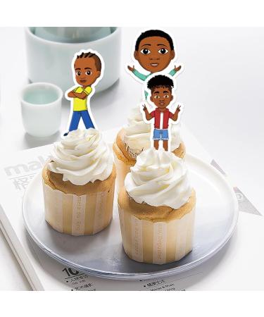 For Jools TV Cartoon Theme Birthday Party Pack: Banner Cake Topper Cupcake Toppers Balloons for Unforgettable Kids' Celebrations - Buy Online on GoSupps.com