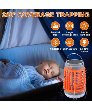 Electric Fly Killer Mosquito Lamp Mosquito Zapper Electric Mosquito Killer Lamp Electric Fly Zapper Solar Mosquito Killer Lamp Portable Illumination Insect Killer Electric(Color:Orange) - Buy Online on GoSupps.com