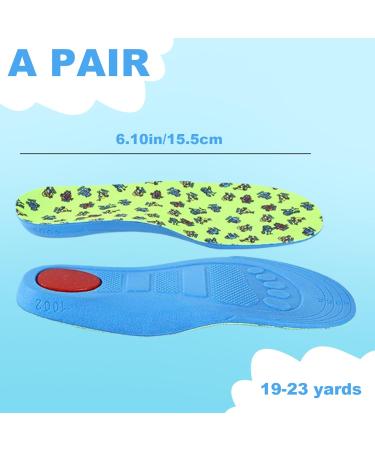 Buy Kids Shoe Inserts - Breathable Insoles for Flat Feet Arch Support for Sneakers Size 19-23 1 Pair - Buy Online on GoSupps.com
