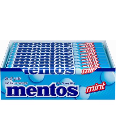 Mentos Chewy Mint Rolls - Pack of 20 - 37g - Buy Online on GoSupps.com