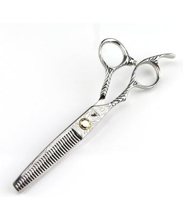 Hair Cutting Scissors Shears 6.0 Inch Left Handed Professional Beauty Barber Scissors Flat Scissors Tooth Hair Scissors Set - Buy Online on GoSupps.com