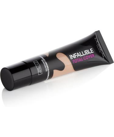 L'Oreal LOr al Paris Infallible Total Cover Foundation 35g 21 Golden Sand - Buy Online on GoSupps.com