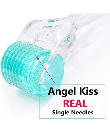 Angel Kiss Derma Roller 0.25mm Genuine Needle - 192 Microneedling Stainless Steel Microneedle Roller for Facial Skin Care - Buy Online on GoSupps.com